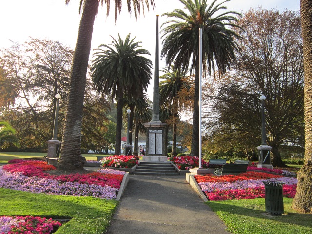 Fraai aangelegd park in Nelson